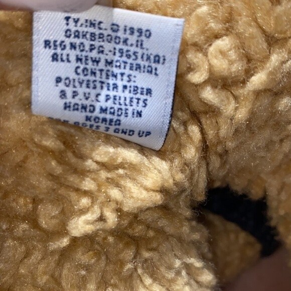 Ty 1990 The Limited teddy bear with flag sweater - Picture 6 of 6
